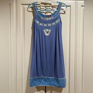 HANA blue flowy dress